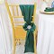 10 Pieces Hunter Green or Holly Green Satin Chair Sashes for Holiday and Wedding Decorations 8x108 inches